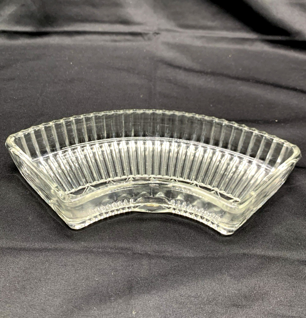 Kromex Lazy Susan Replacement DISH 1 Piece ONLY Vintage Serving Platter Glass